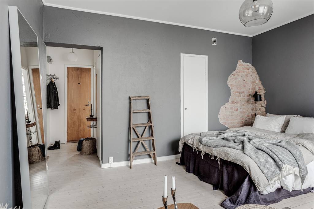 studio 35m2 décoration scandinave murs gris studio 35m2 décoration scandinave murs gris