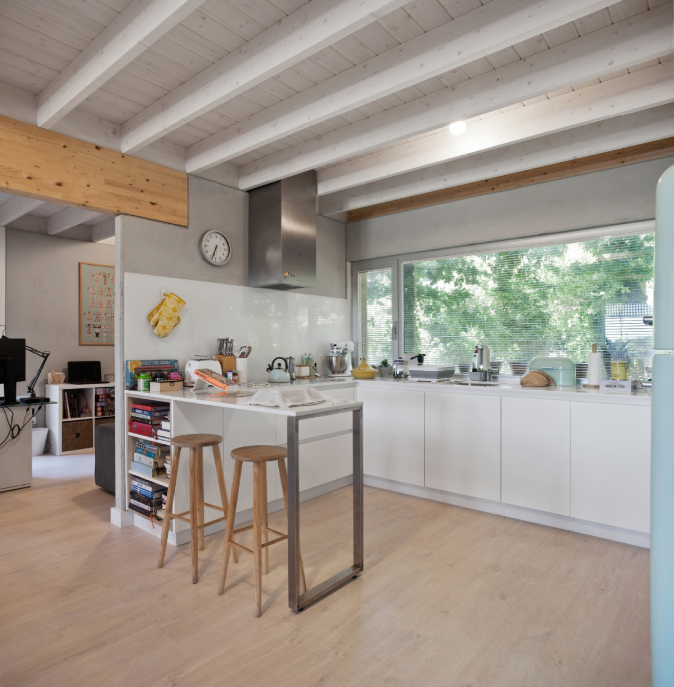cuisine ouverte maison préfabriquée en béton et bois cuisine ouverte maison préfabriquée en béton et bois