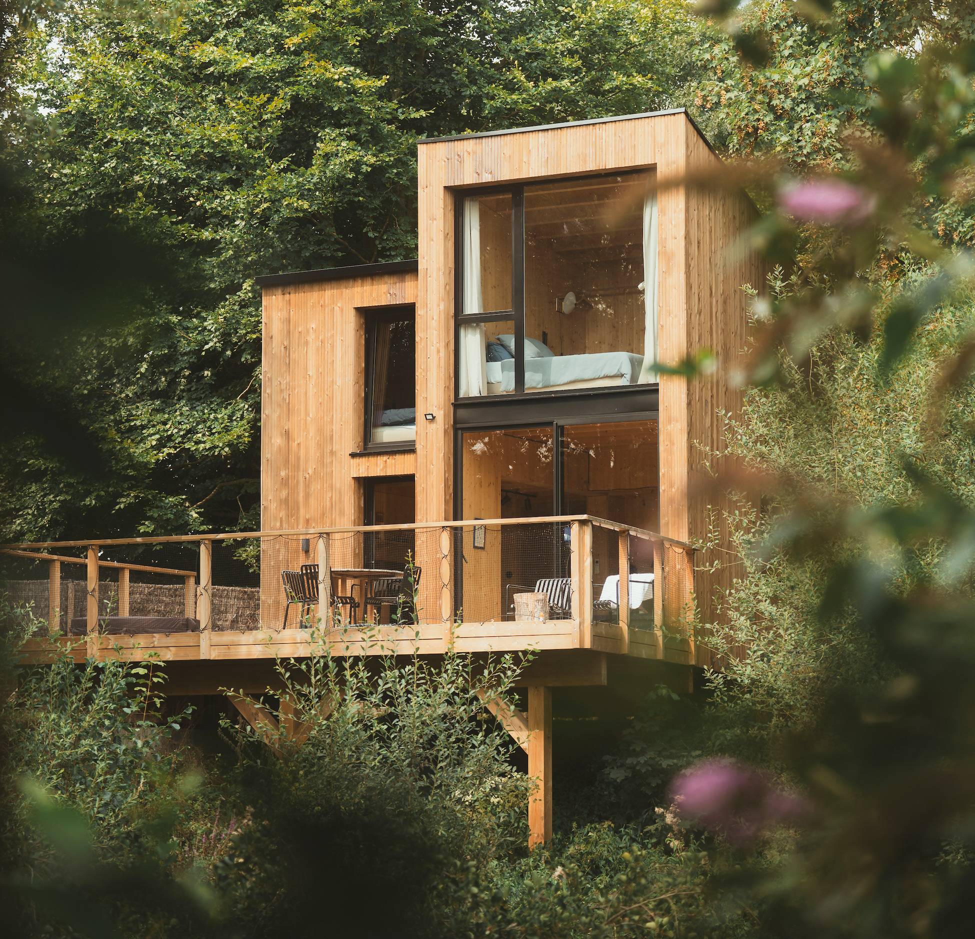 petite maison en bois Bleu Bicoque petite maison en bois Bleu Bicoque