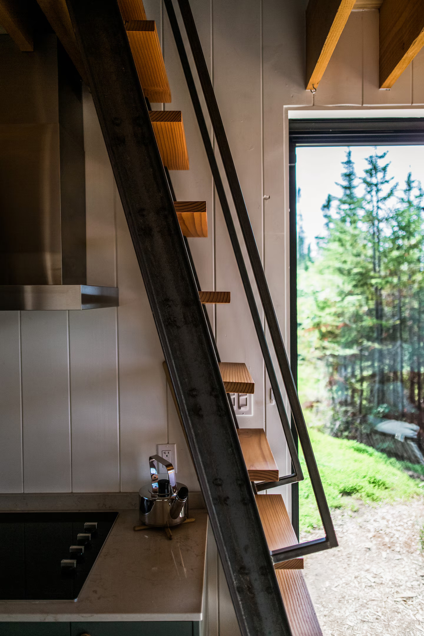 escalier acier et bois raide escalier acier et bois raide