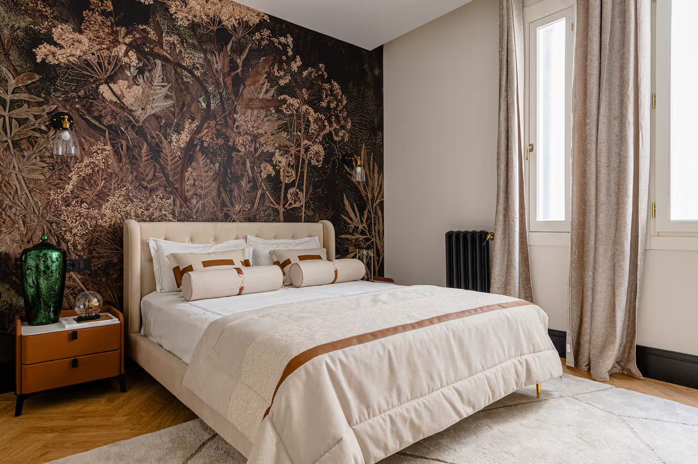 chambre appartement luxueux design Madrid décoration classique chic chambre appartement luxueux design Madrid décoration classique chic