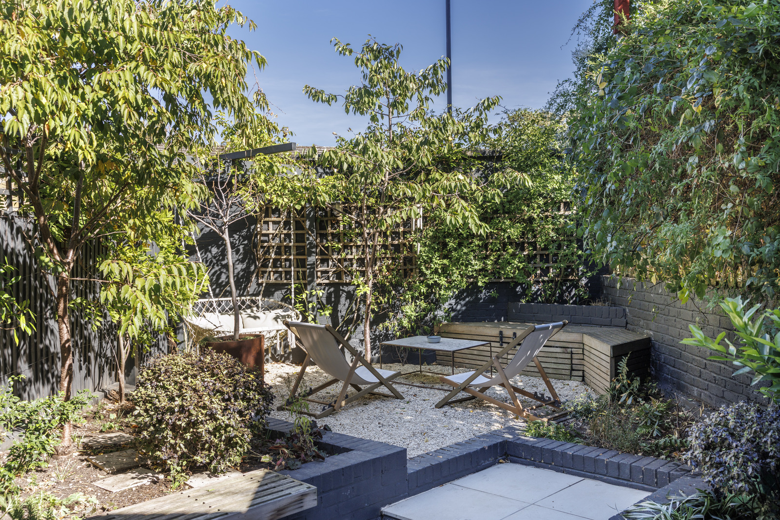 jardin de ville paysagé