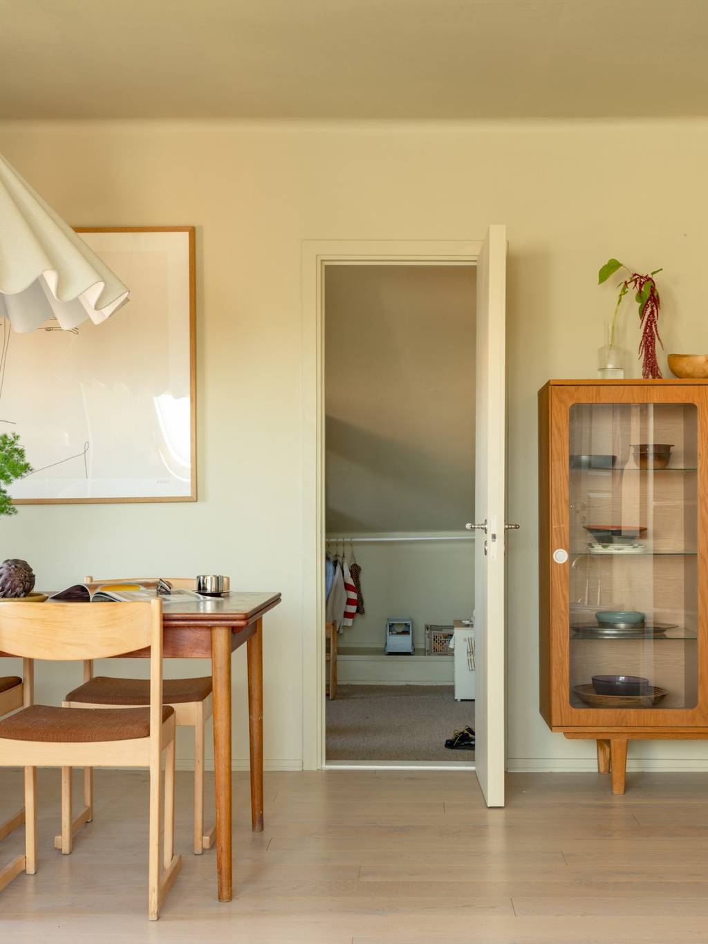 salle à manger décoration scandinave vintage