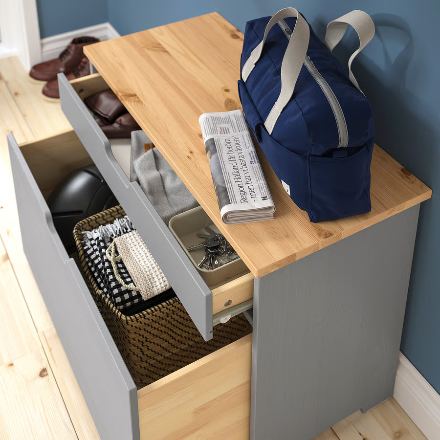 banc et rangement entrée solutions et produits IKEA petit appartement
