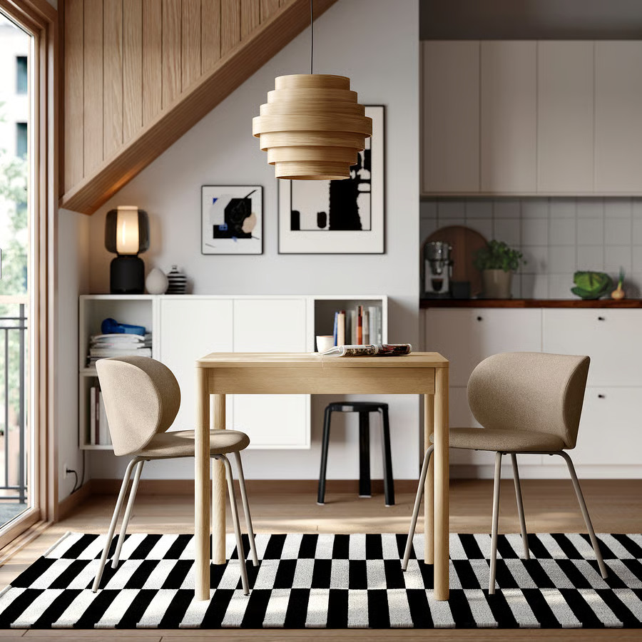 table extensible solutions et produits IKEA petit appartement