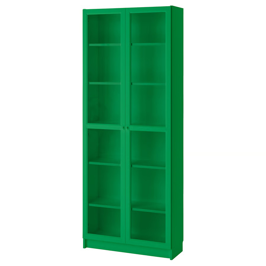 bibliothèque Billy IKEA verte style vitrine bibliothèque Billy IKEA verte style vitrine