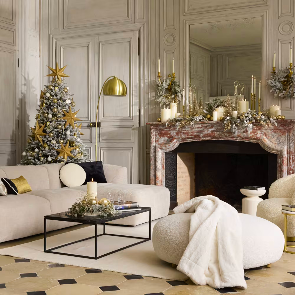 salon haussmannien Maisons du Monde Noël 2025 Paris