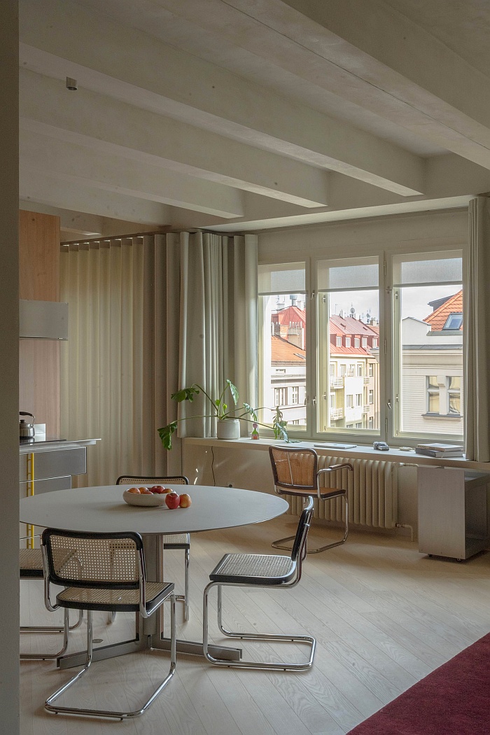 cuisine et salle à manger appartement rénové appartement design style sixties cuisine et salle à manger appartement rénové appartement design style sixties