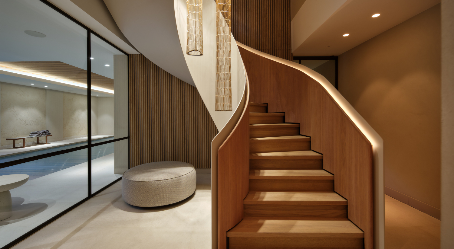 entrée décoration design avec escalier sculptural Eestairs entrée décoration design avec escalier sculptural Eestairs