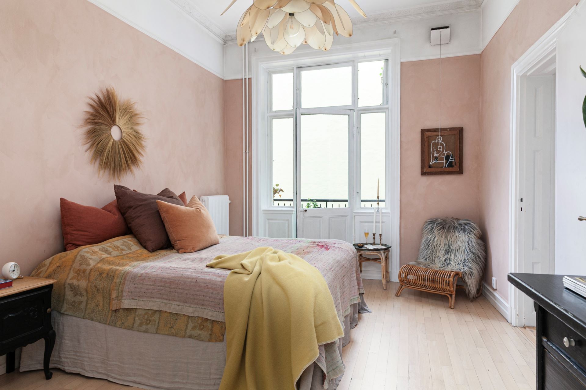 chambre murs roses décoration scandinave et bohème chambre murs roses décoration scandinave et bohème