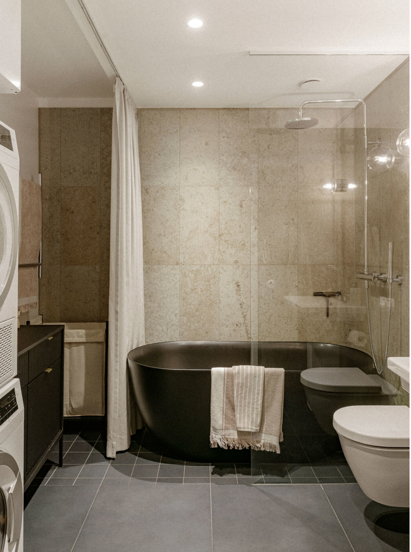 salle de bain design baignoire îlot noire salle de bain design baignoire îlot noire