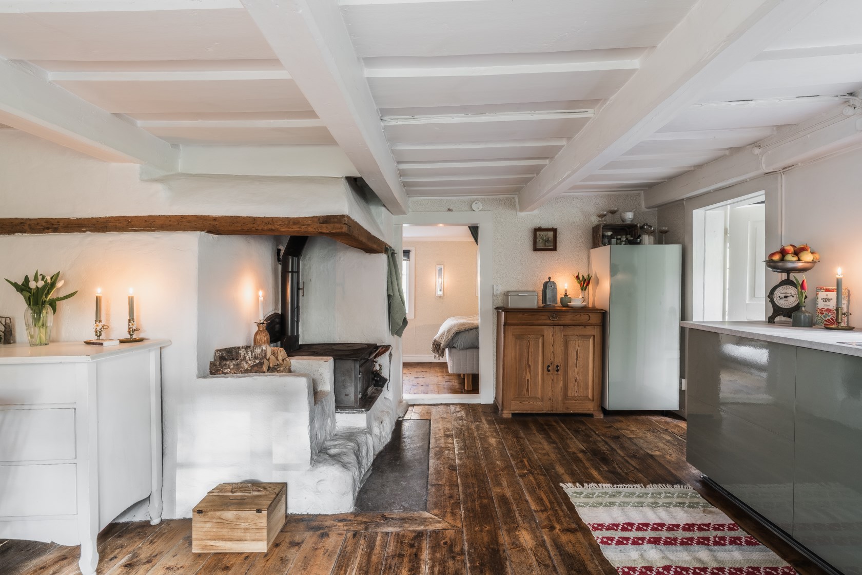 cuisine petite maison 42m2 en bois Suède cuisine petite maison 42m2 en bois Suède