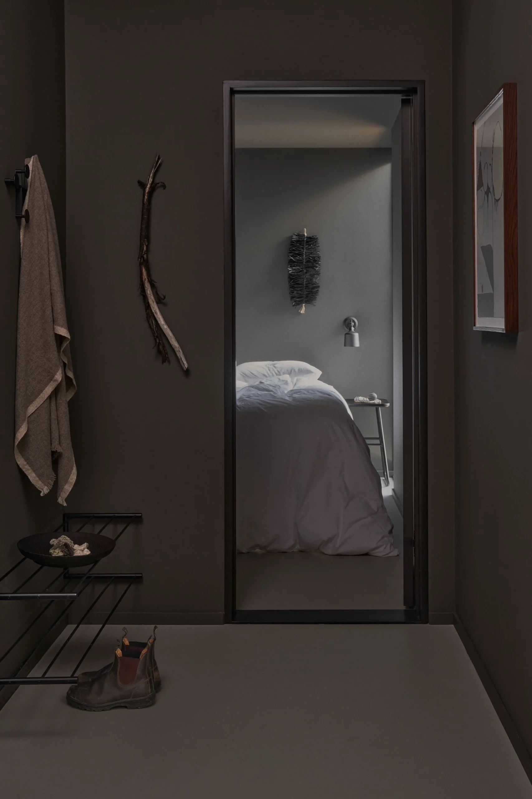 chambre maison contemporaine 70m2 Vipp