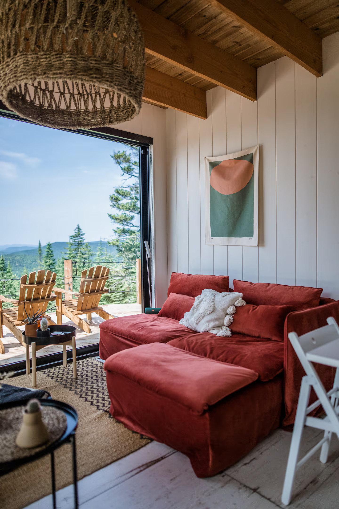 salon baies vitrées et poêle à bois maison contemporaine et vitrée dans la nature Cliff n°46 salon baies vitrées et poêle à bois maison contemporaine et vitrée dans la nature Cliff n°46