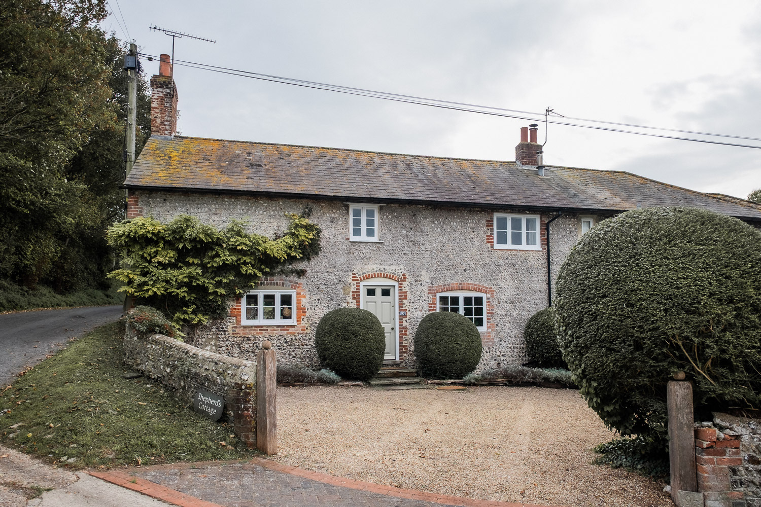 cottage ancien en silex Angleterre cottage ancien en silex Angleterre