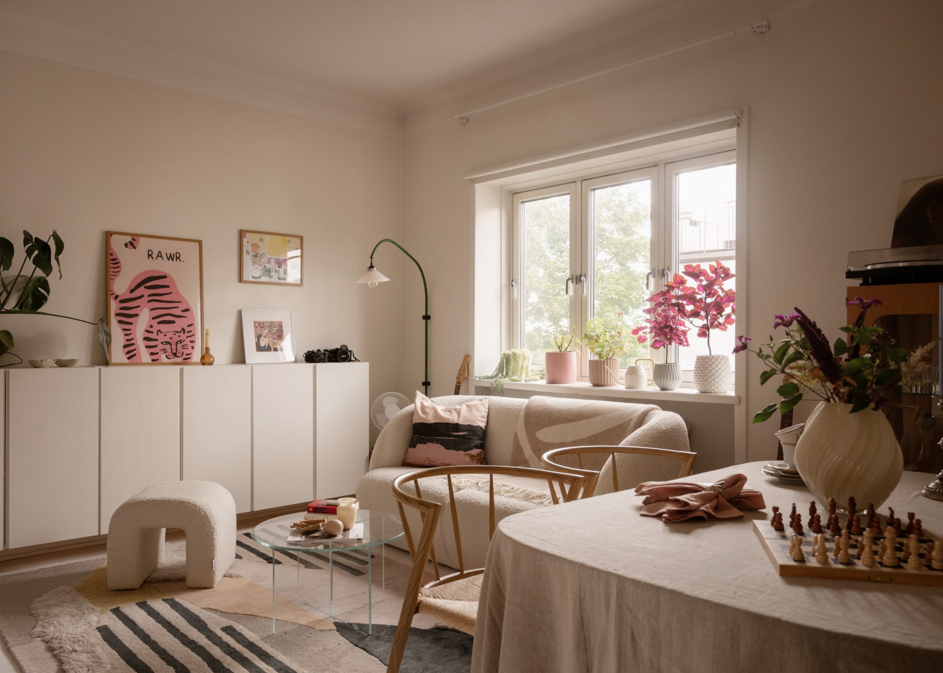 salon studio 33m2 décoration scandinave beige salon studio 33m2 décoration scandinave beige
