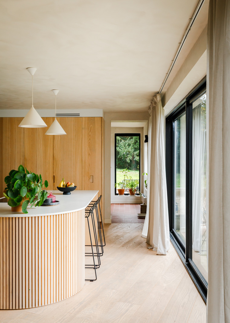 cuisine design bois clair