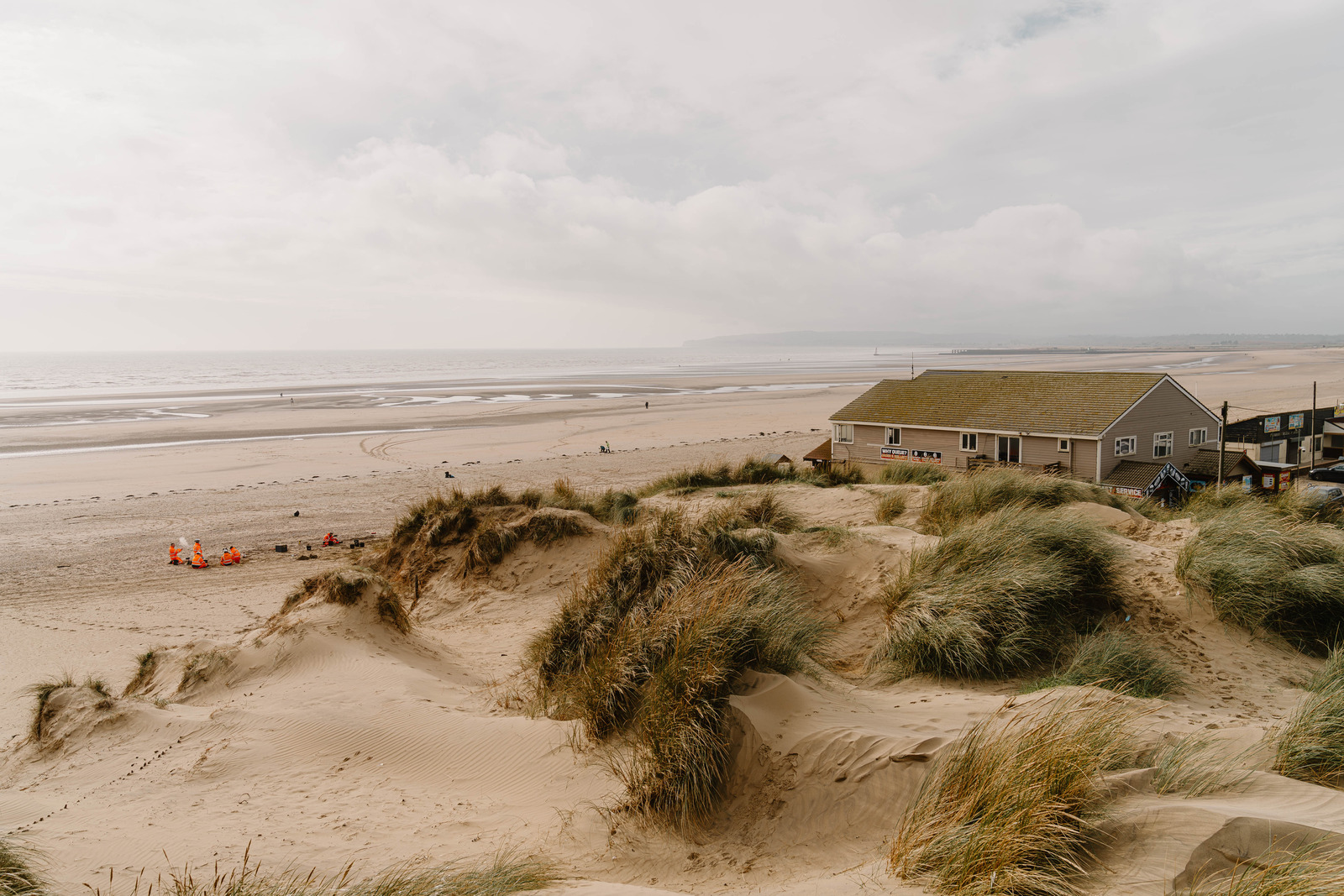 dunes et mer Camber Sands dunes et mer Camber Sands