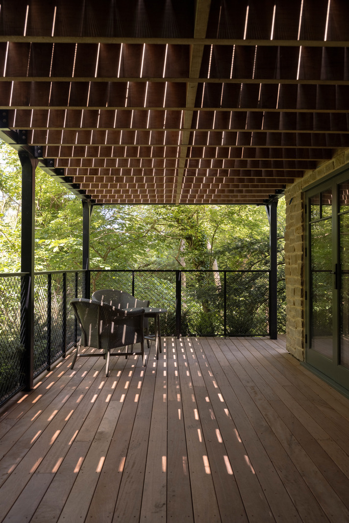 terrasse maison moderne en bois