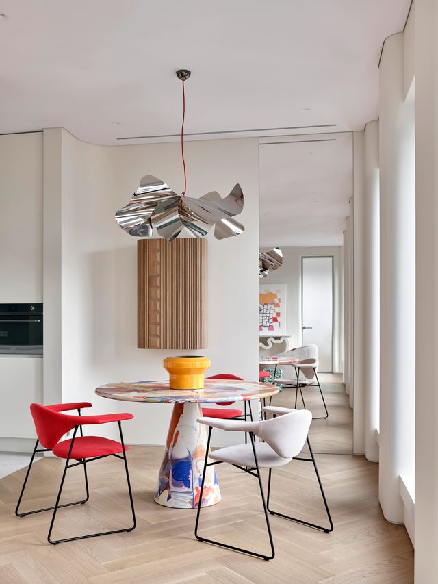 salle à manger décoration design appartement 95m2 par Buro11 salle à manger décoration design appartement 95m2 par Buro11
