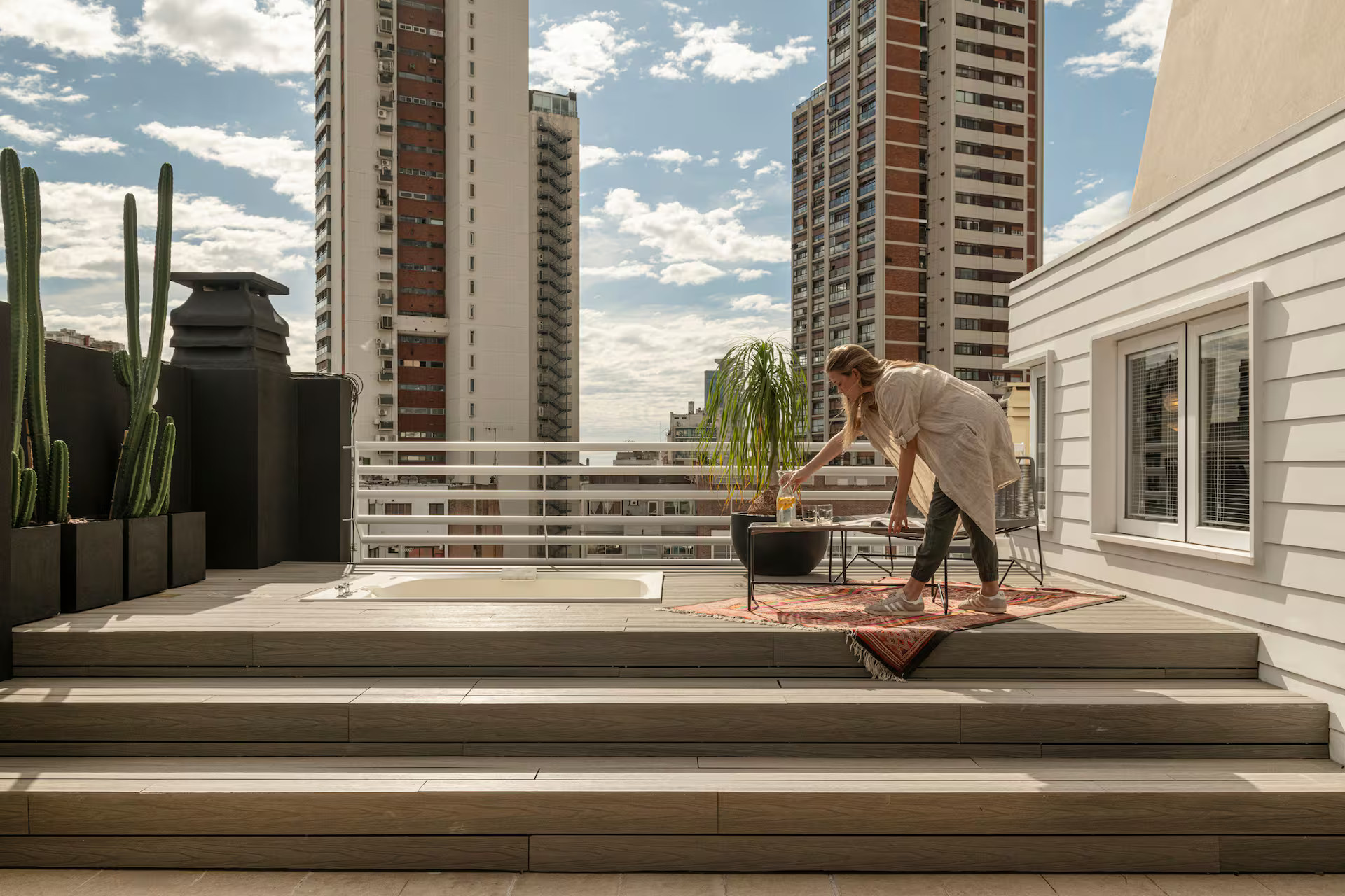  terrasse appartement deux-pièces rénové Buenos Aires