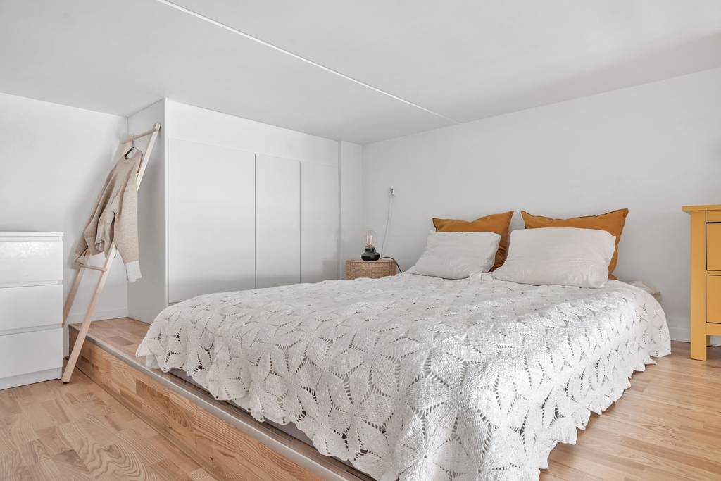 chambre sur mezzanine studio 32m2 décoration scandinave chambre sur mezzanine studio 32m2 décoration scandinave
