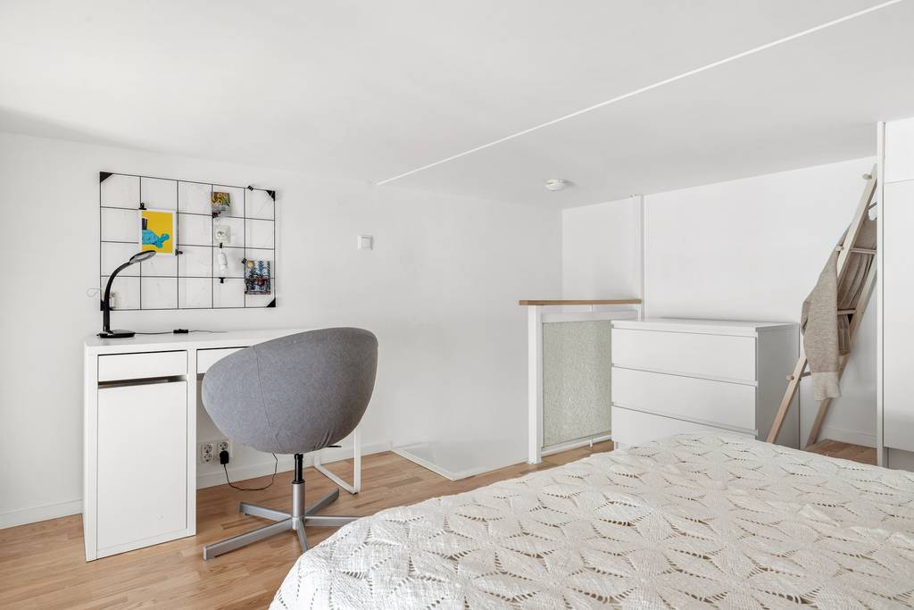 chambre sur mezzanine studio 32m2 décoration scandinave chambre sur mezzanine studio 32m2 décoration scandinave