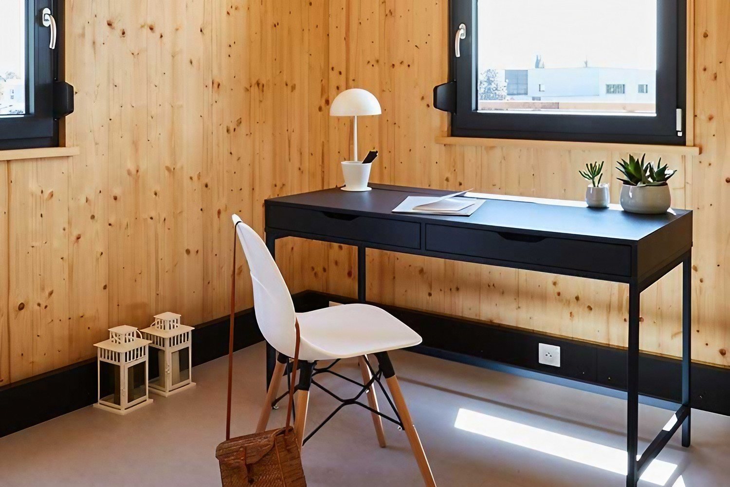 bureau petite maison 50m2 en bois en Alsace par Hédonia bureau petite maison 50m2 en bois en Alsace par Hédonia