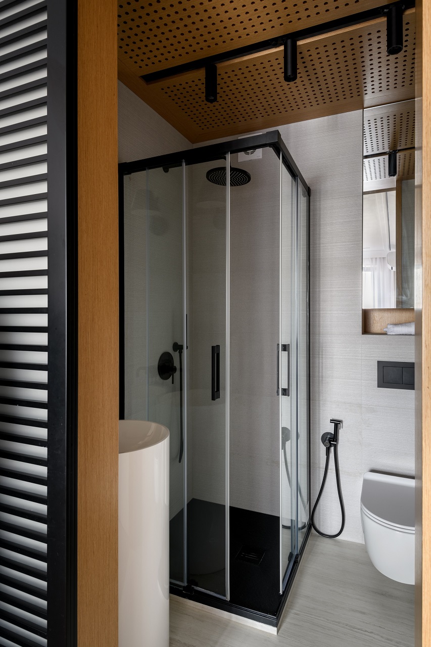 salle de bain décoration contemporaine tons neutres