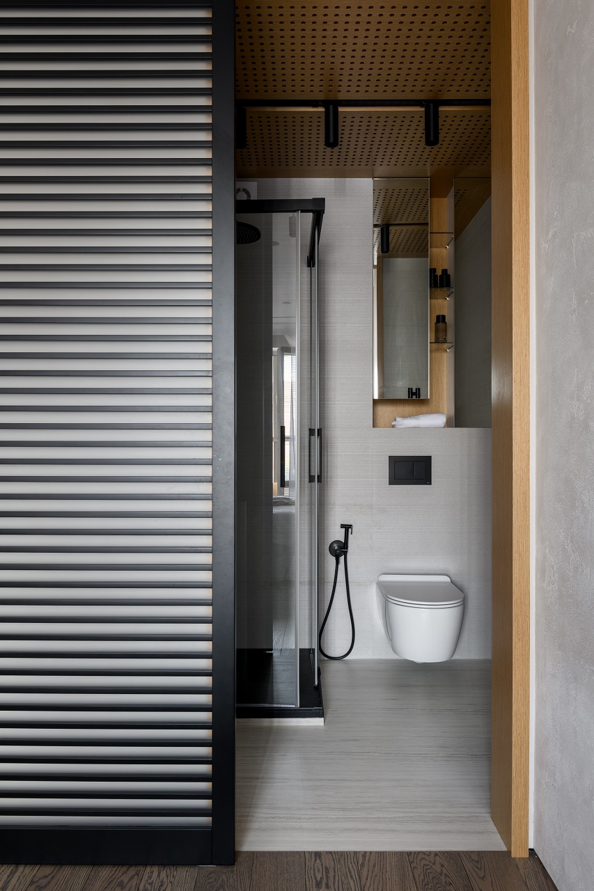 salle de bain décoration contemporaine tons neutres