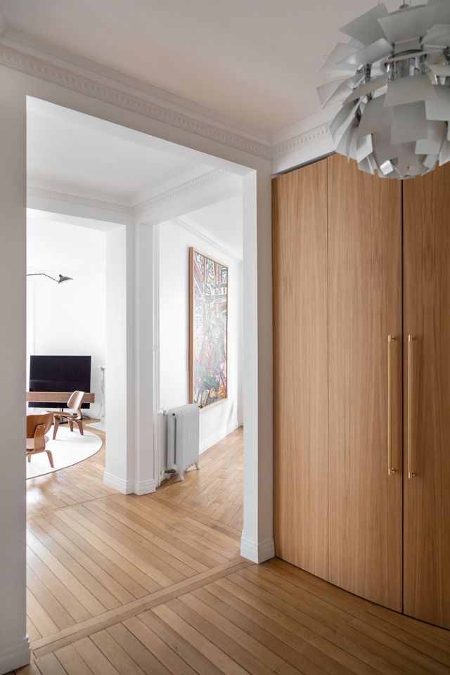 entrée appartement Paris haussmannien décoration design entrée appartement Paris haussmannien décoration design