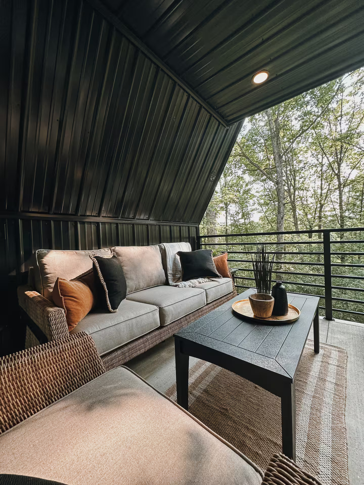 terrasse maison A-Frame 100m2