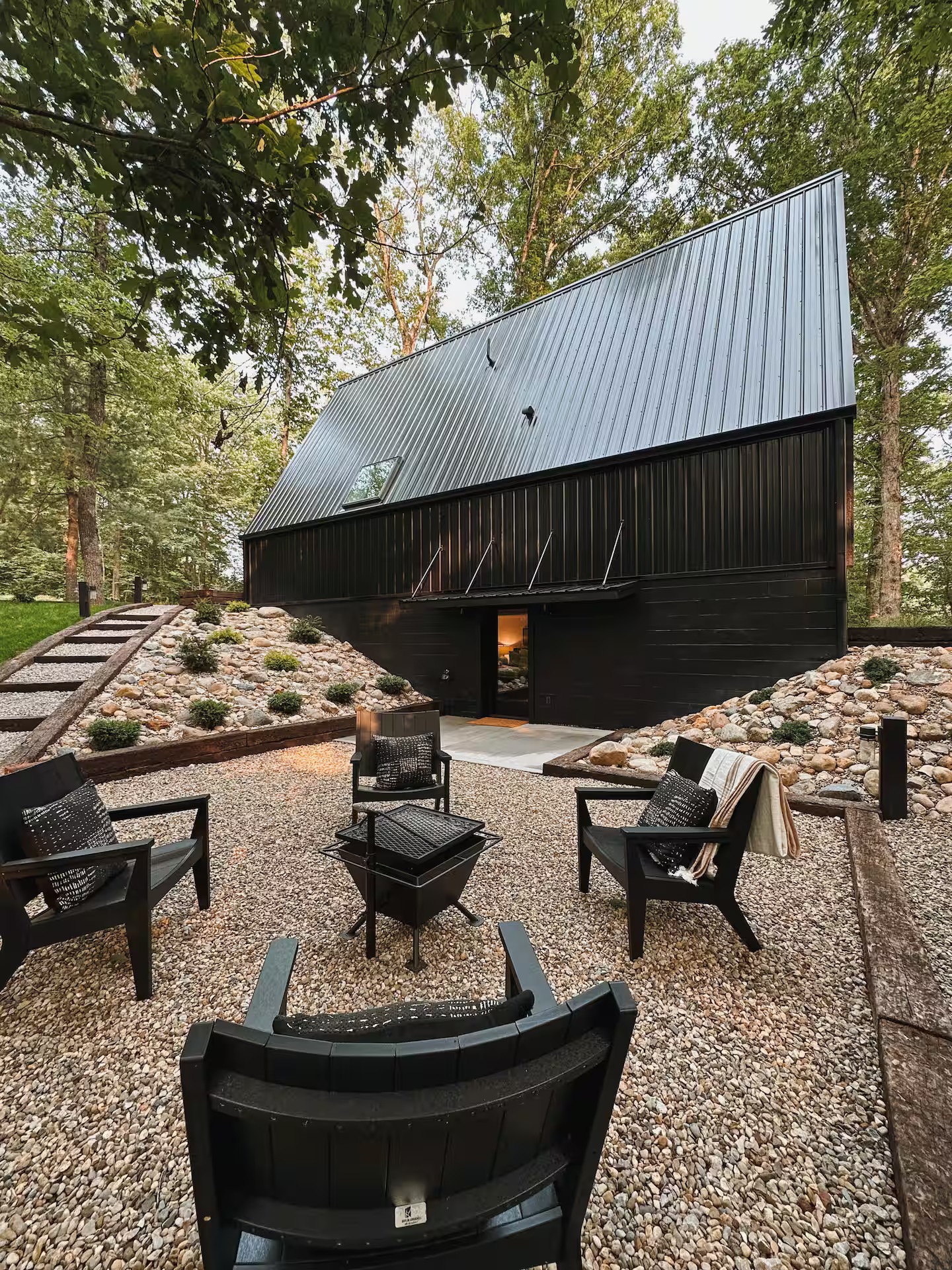 jardin maison contemporaine