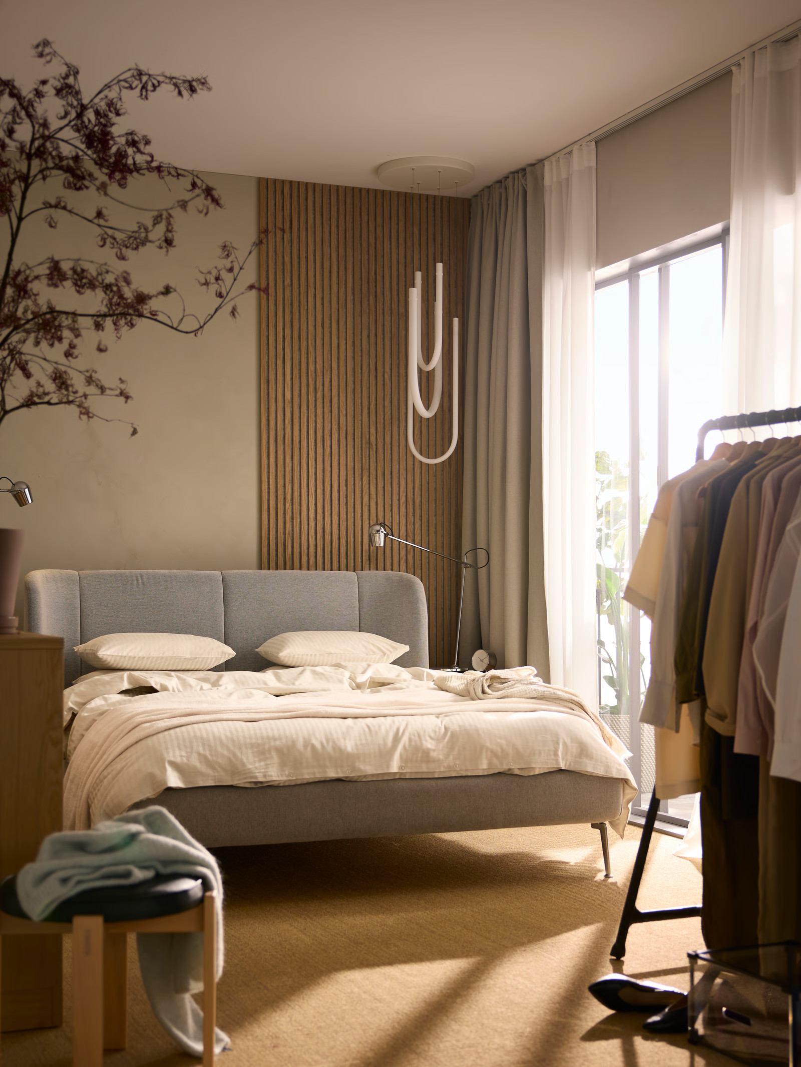 chambre IKEA contemporaine décoration naturelle chambre IKEA contemporaine décoration naturelle