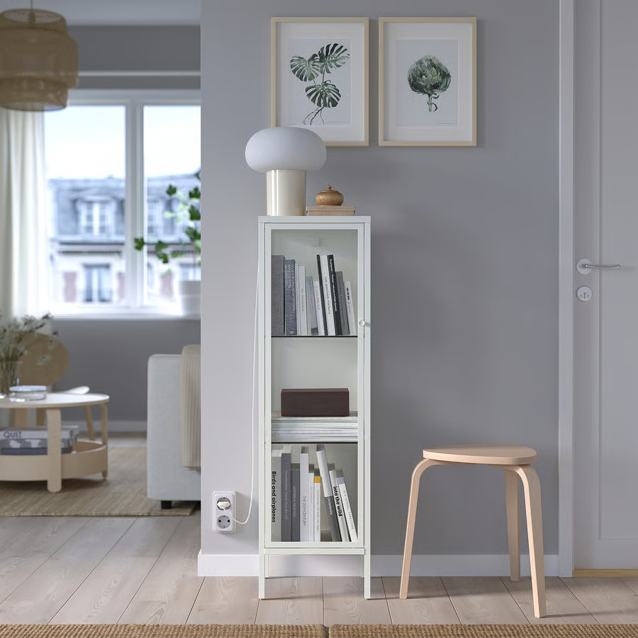 entrée avec vitrine décoration design