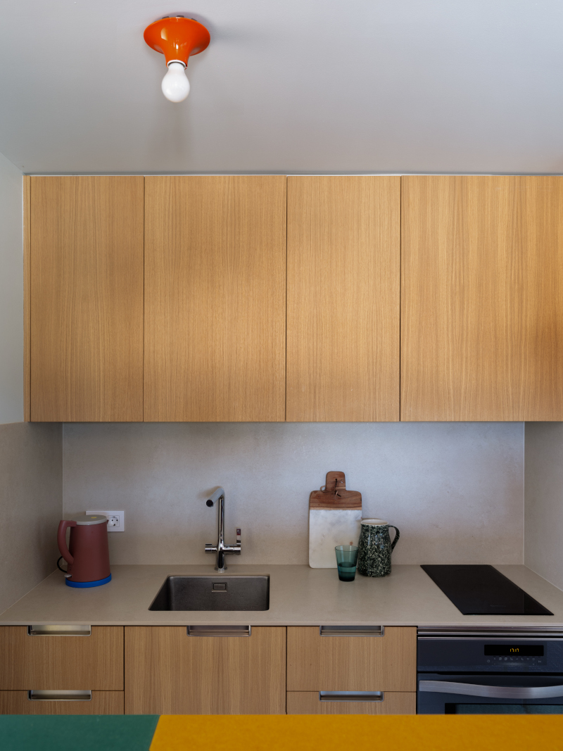 cuisine bois design appartement 50m2 Sitges