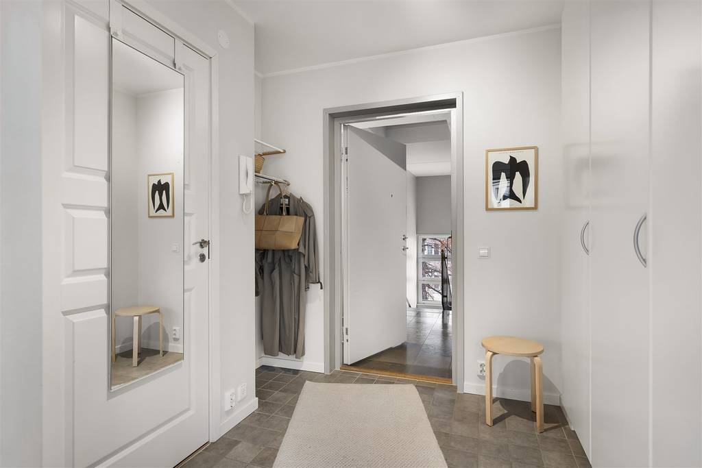 entrée avec placard appartement 39m2 vert et blanc décoration design entrée avec placard appartement 39m2 vert et blanc décoration design