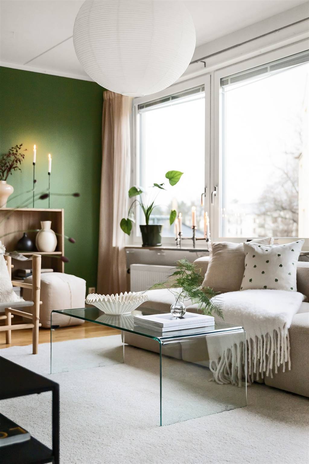 salon appartement 39m2 vert et blanc décoration design salon appartement 39m2 vert et blanc décoration design