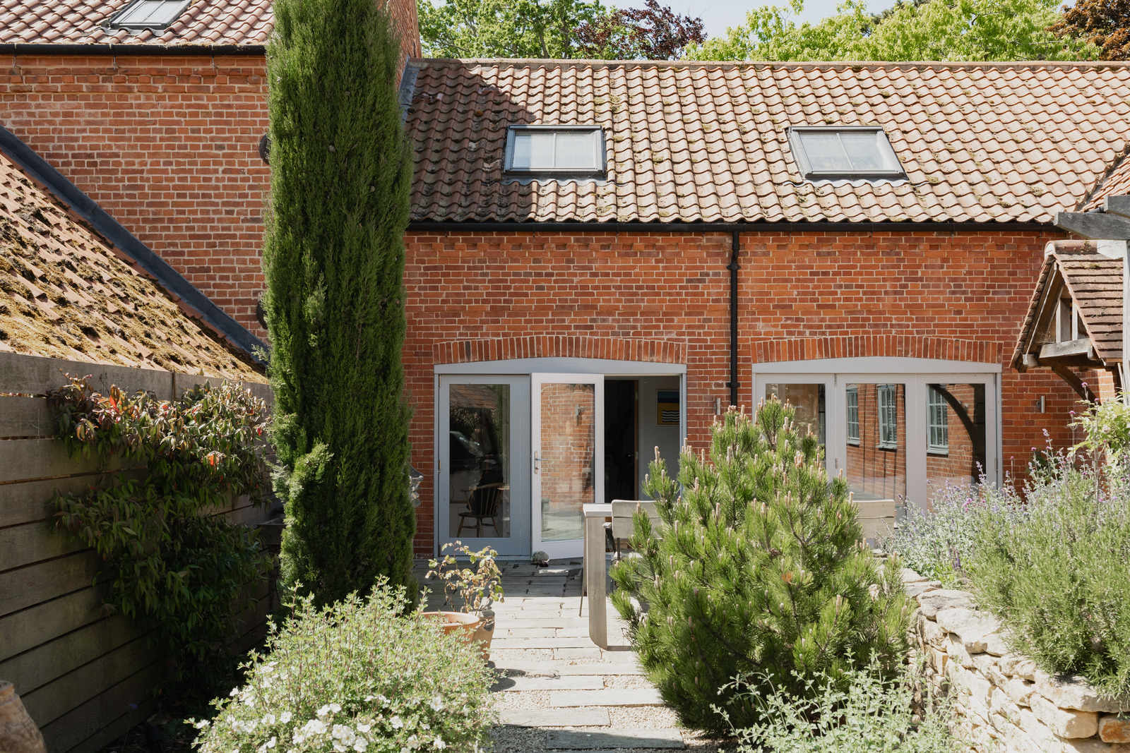 maison rustique chic façade briques et silex maison rustique chic façade briques et silex