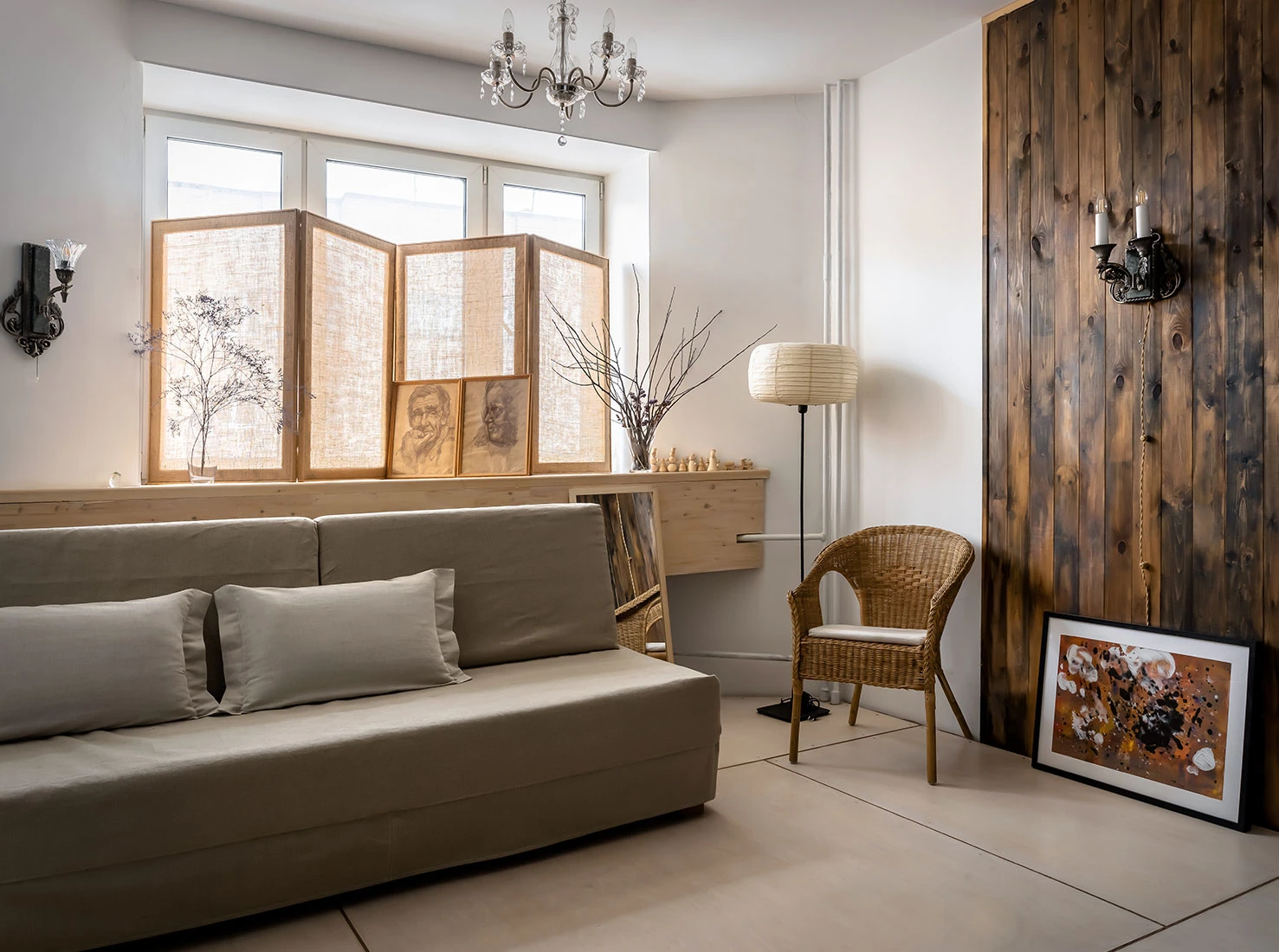 salon décoration neutre et naturelle studio 44m2 salon décoration neutre et naturelle studio 44m2