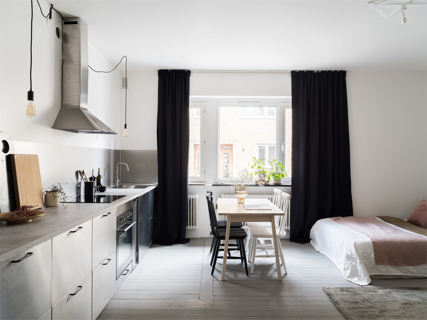 cuisine studio 35m2 avec canapé velours rose cuisine studio 35m2 avec canapé velours rose