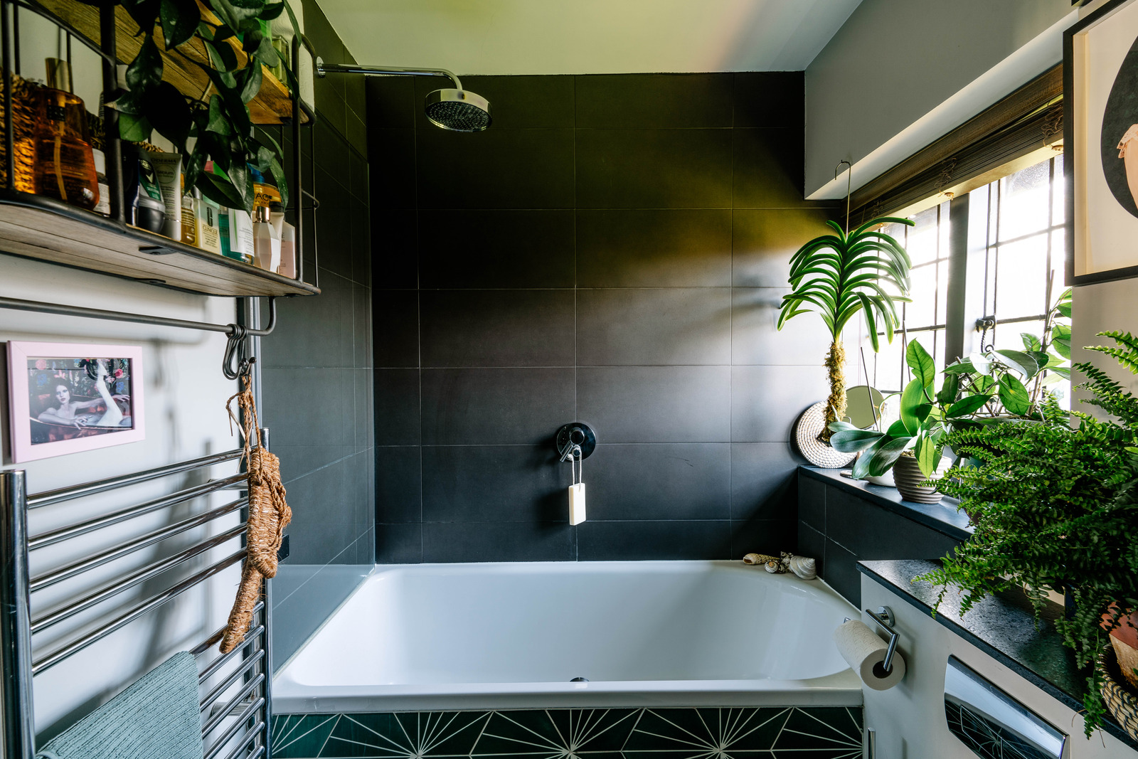 salle de bain décoration vintage
