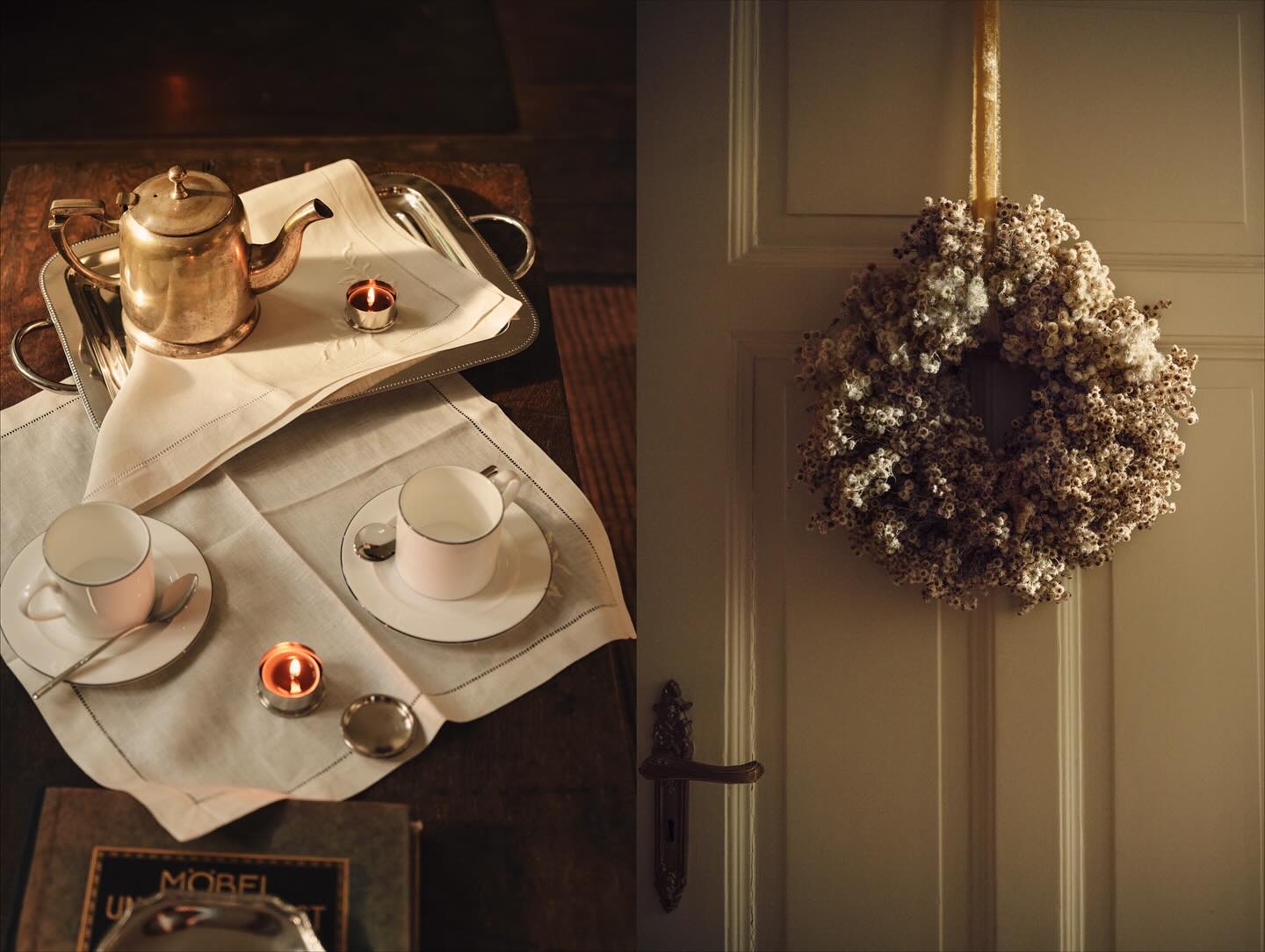 table avec théière Noël Zara Home