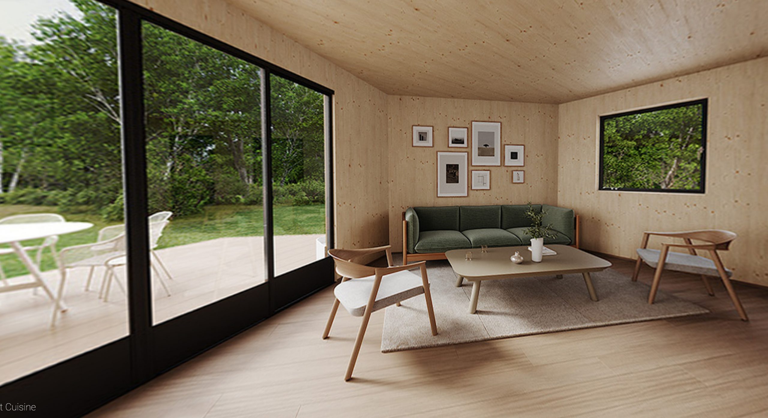 salon maison de designer de 80m2 Greenkub x Patrick Jouin salon maison de designer de 80m2 Greenkub x Patrick Jouin