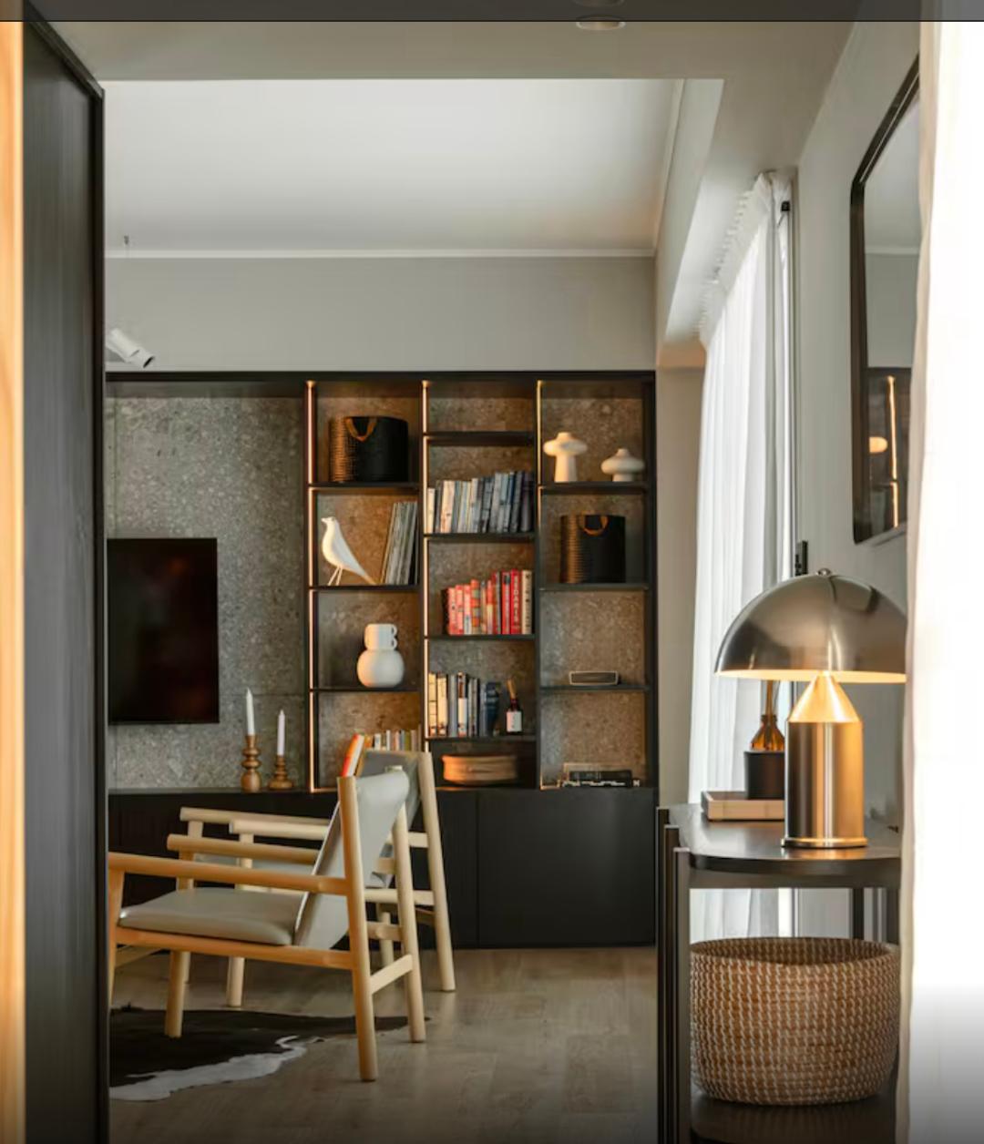 salon décoration contemporaine appartement avec terrasse Buenos Aires