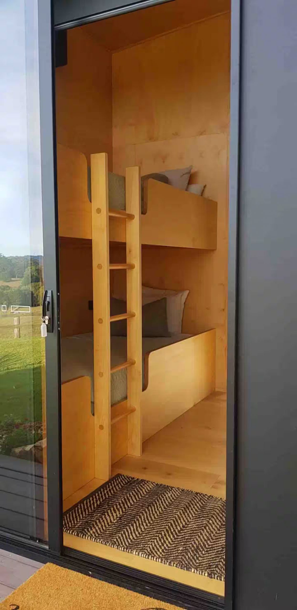 chambre lits superposés Kurui Cabin