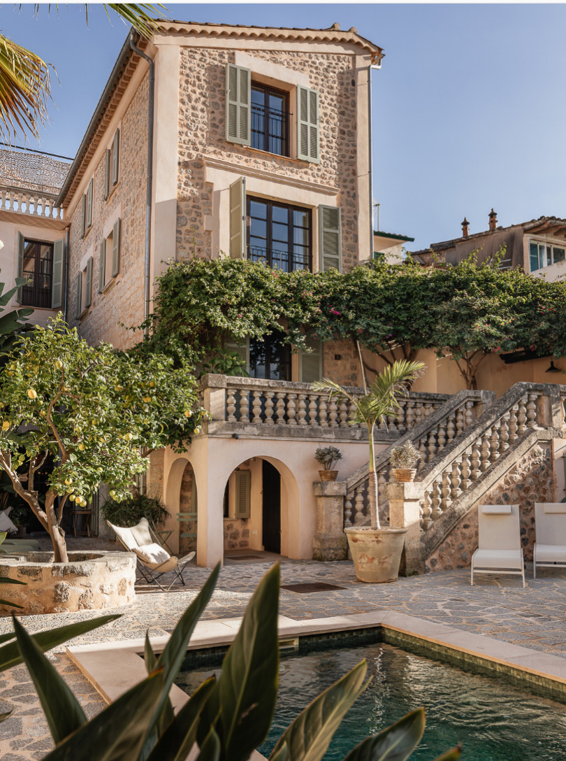 maison de ville en pierres avec piscine Casa Calma Soller Majorque Berrow Projects maison de ville en pierres avec piscine Casa Calma Soller Majorque Berrow Projects