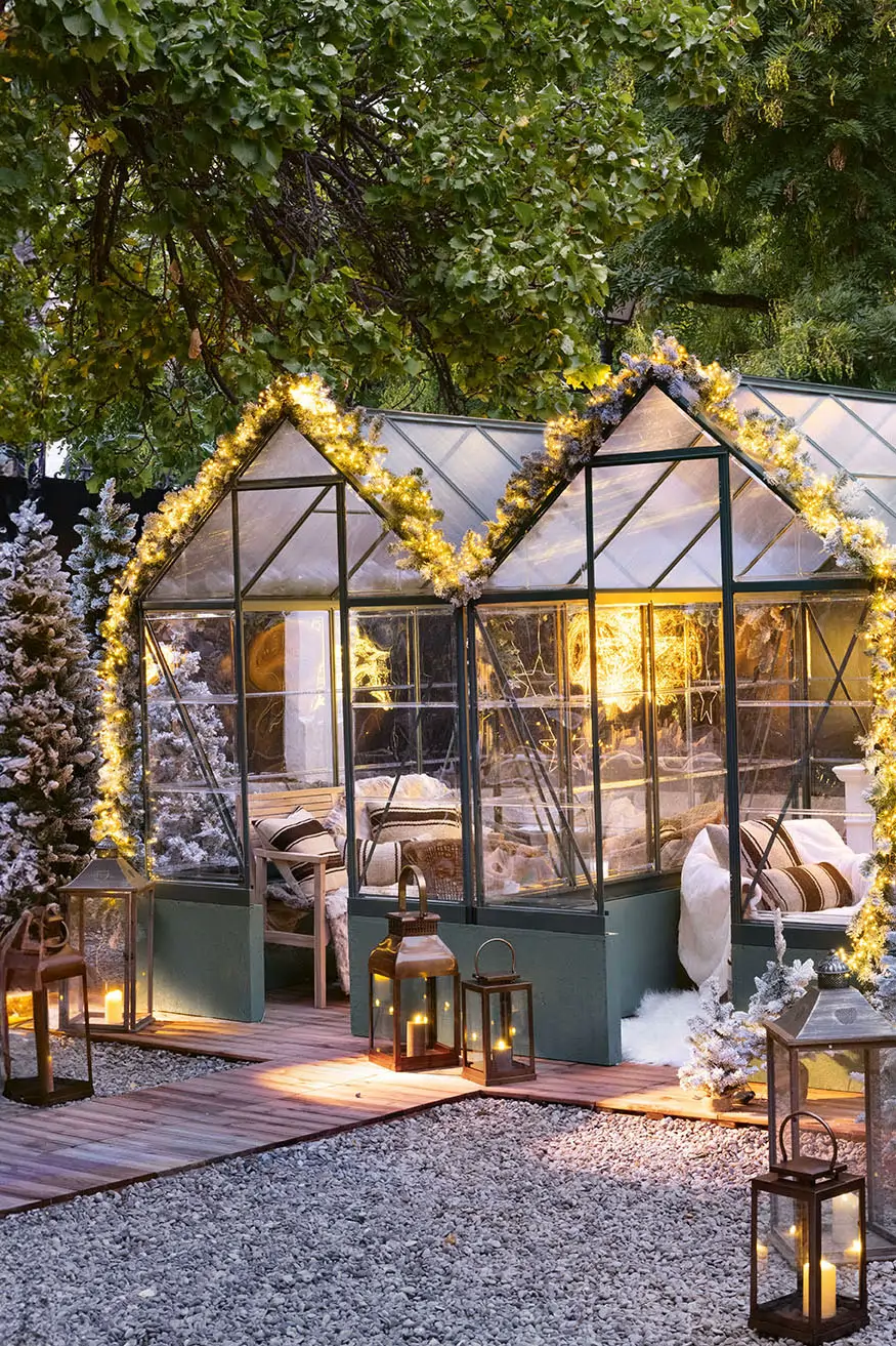 jardin avec serres décoration Noël El Mueble jardin avec serres décoration Noël El Mueble