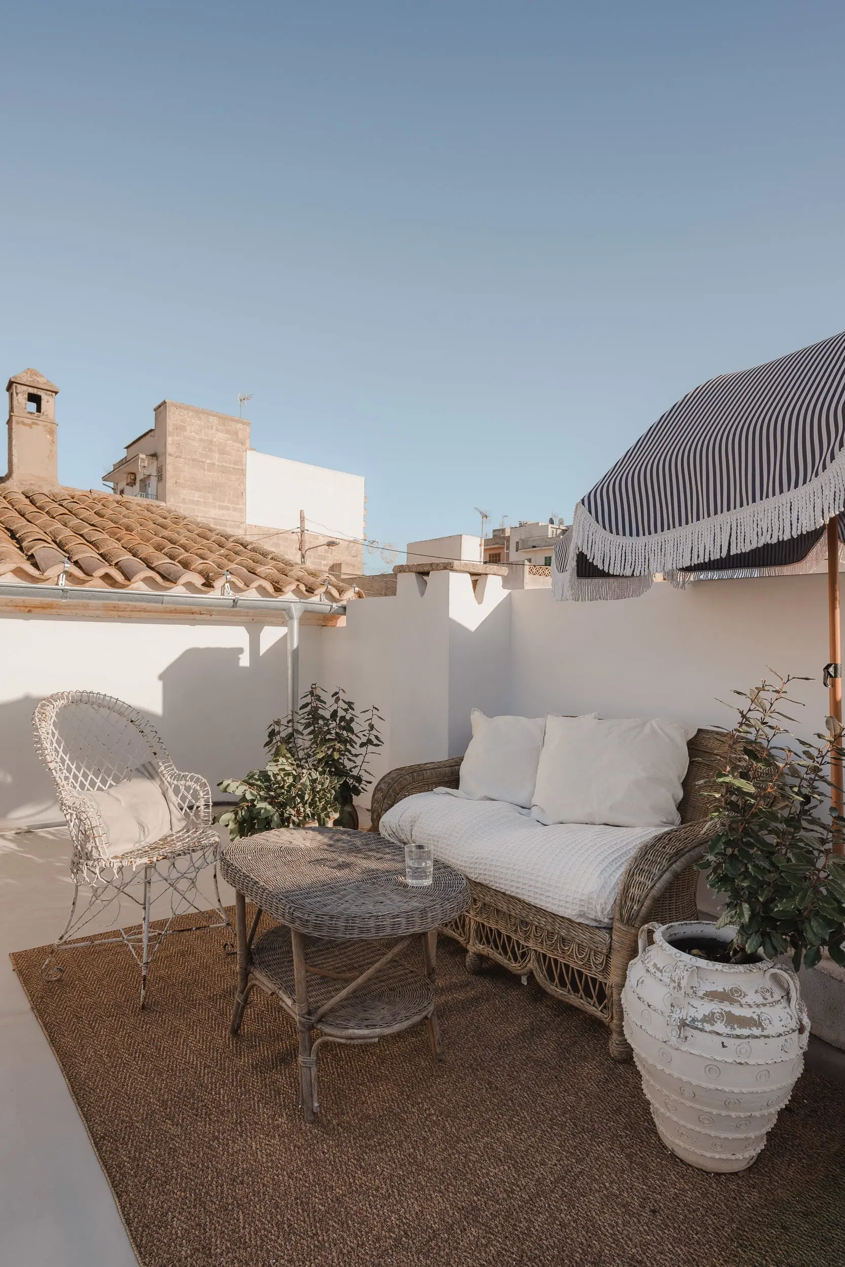 terrasse sur le toit décoration vintage et rustique Casa Coral Majorque terrasse sur le toit décoration vintage et rustique Casa Coral Majorque