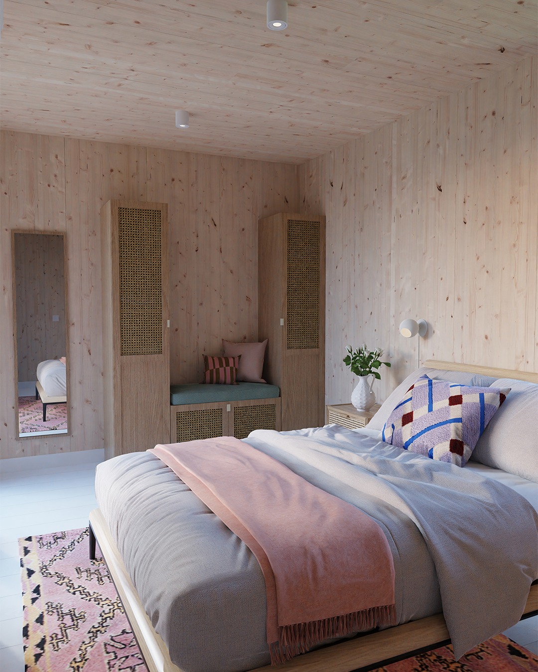 chambre décoration contemporaine Greenkub